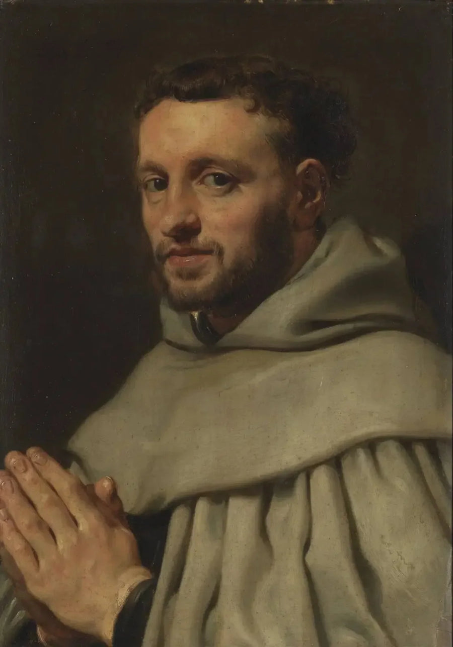 Portret van een karmelietenbroeder (Gaspar Rinckens?) - Peter Paul Rubens