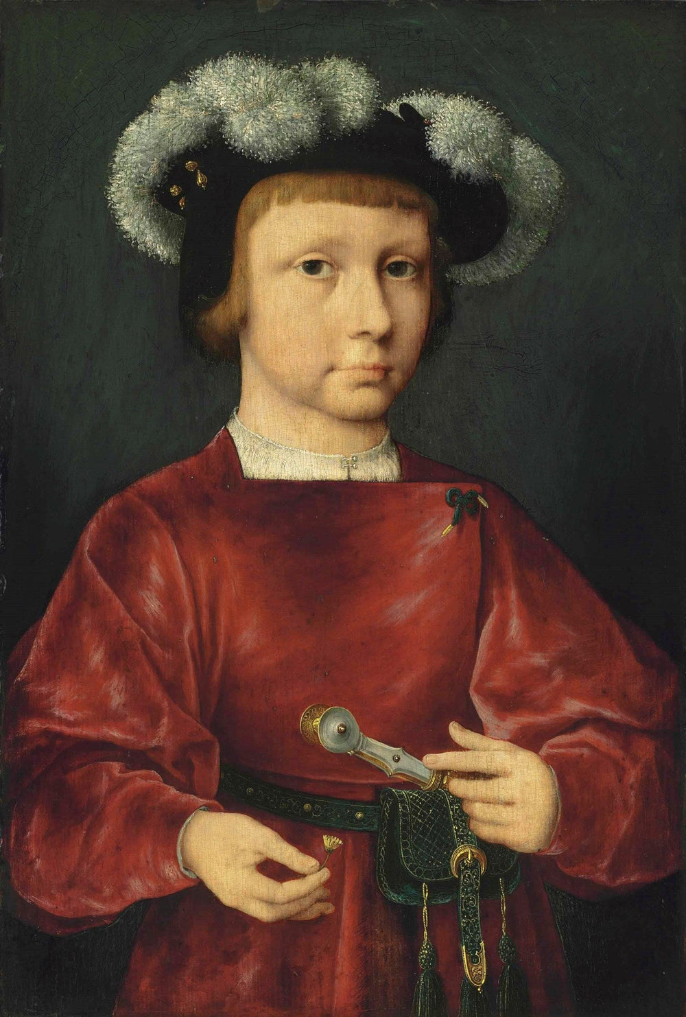 Portrait d’un garçon - Joos van Cleve - Alpha Reproduction