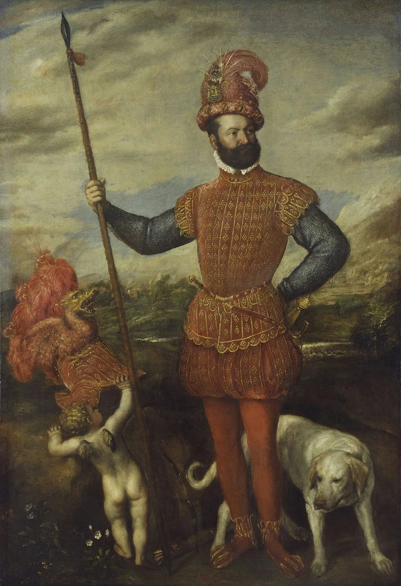 Portret van een generaal - Titian