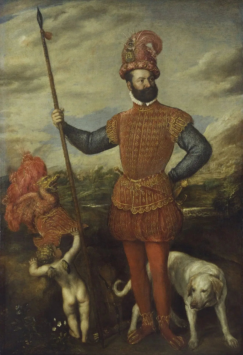 Portret van een generaal - Titian