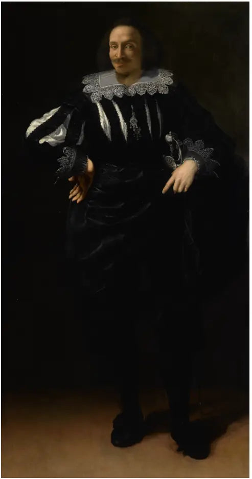 Portret van een edelman - Artemisia Gentileschi
