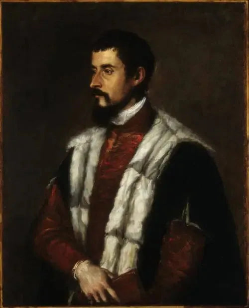 Portret van een edelman - Titian