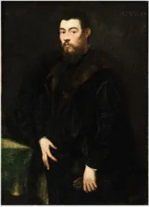 Portret van een Venetiaanse edelman - Jacopo Tintoretto