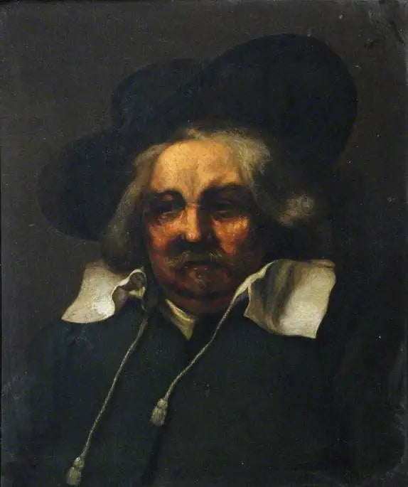 Portret van een oude man (kopie van een schilderij uit 1667) - Rembrandt