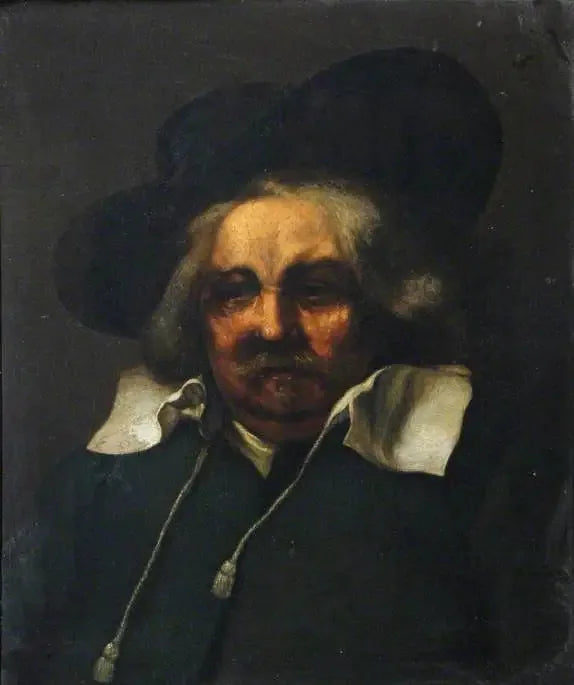 Portret van een oude man (kopie van een schilderij uit 1667) - Rembrandt