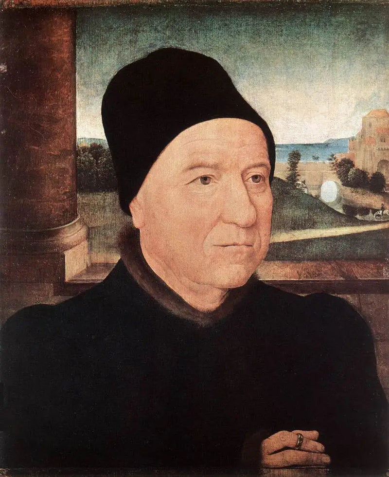 Portret van een oude man - Hans Memling