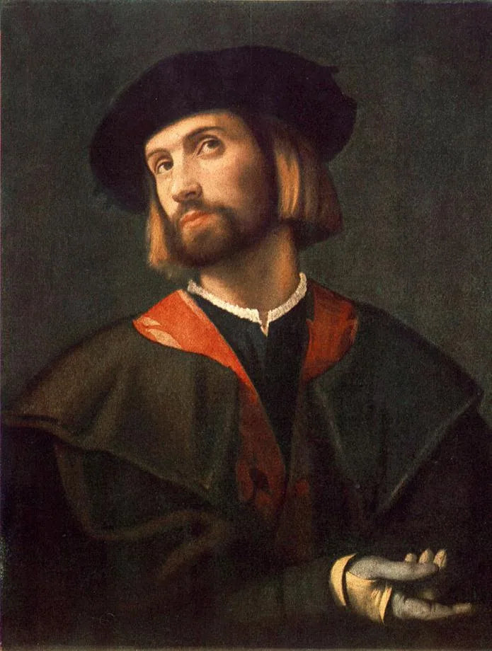 Portret van een man - Alessandro Bonvicino