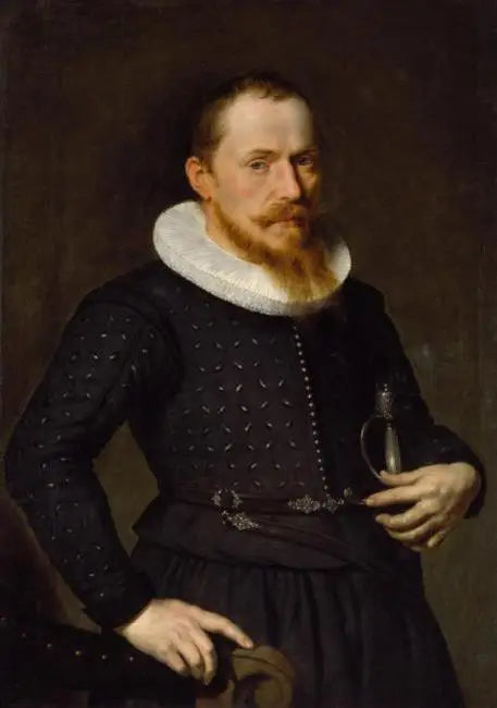 Portret van een man met een zwaard - Peter Paul Rubens