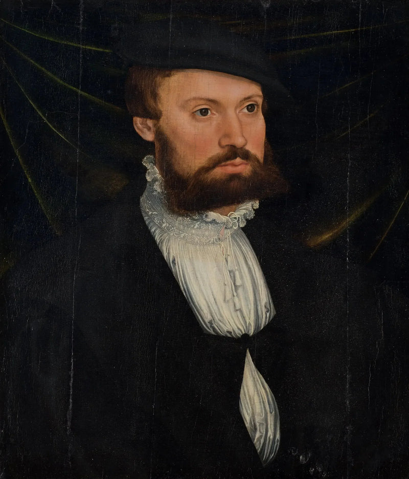 Portret van een baardige man - Lucas Cranach de Oudere
