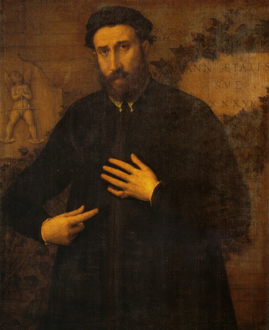 Portret van een 37-jarige man - Lorenzo Lotto