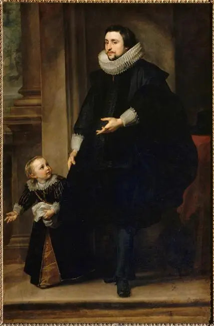 Portret van een man van kwaliteit met zijn zoon - Antoine van Dyck

Source:
Portrait d'un homme de qualité avec son fils - Antoine van Dyck