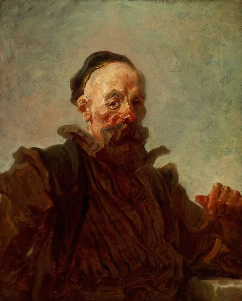 Portret van een man in een Spaanse kostuum - Jean-Honoré Fragonard