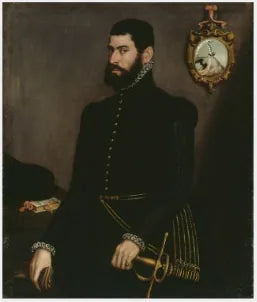 Portret van een onbekende man - Giovanni Battista Moroni