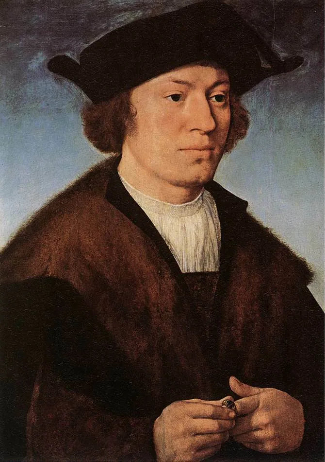 Portret van een man - Joos van Cleve