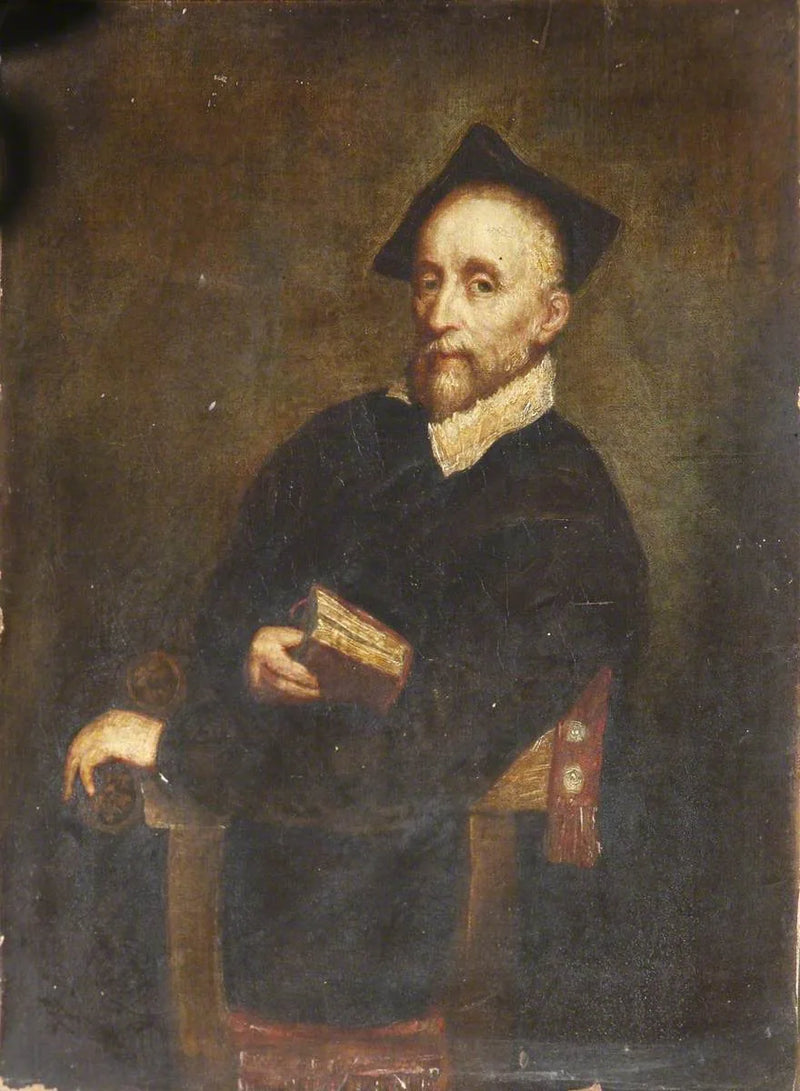 Portret van een man („De schoolmeester van Titian“) - Giovanni Battista Moroni