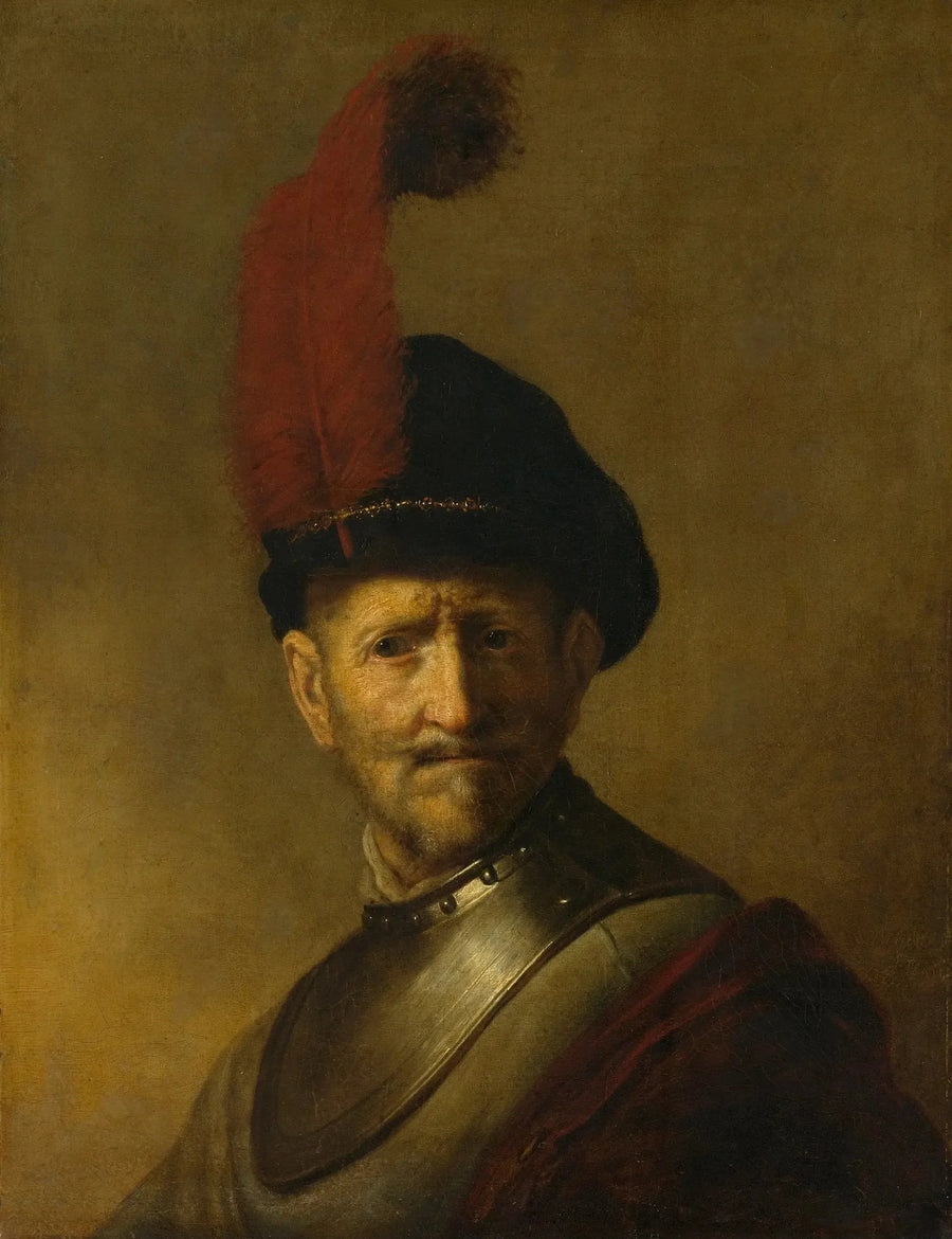 Portret van een man, misschien de vader van Rembrandt, Harmen Gerritsz van Rijn - Rembrandt