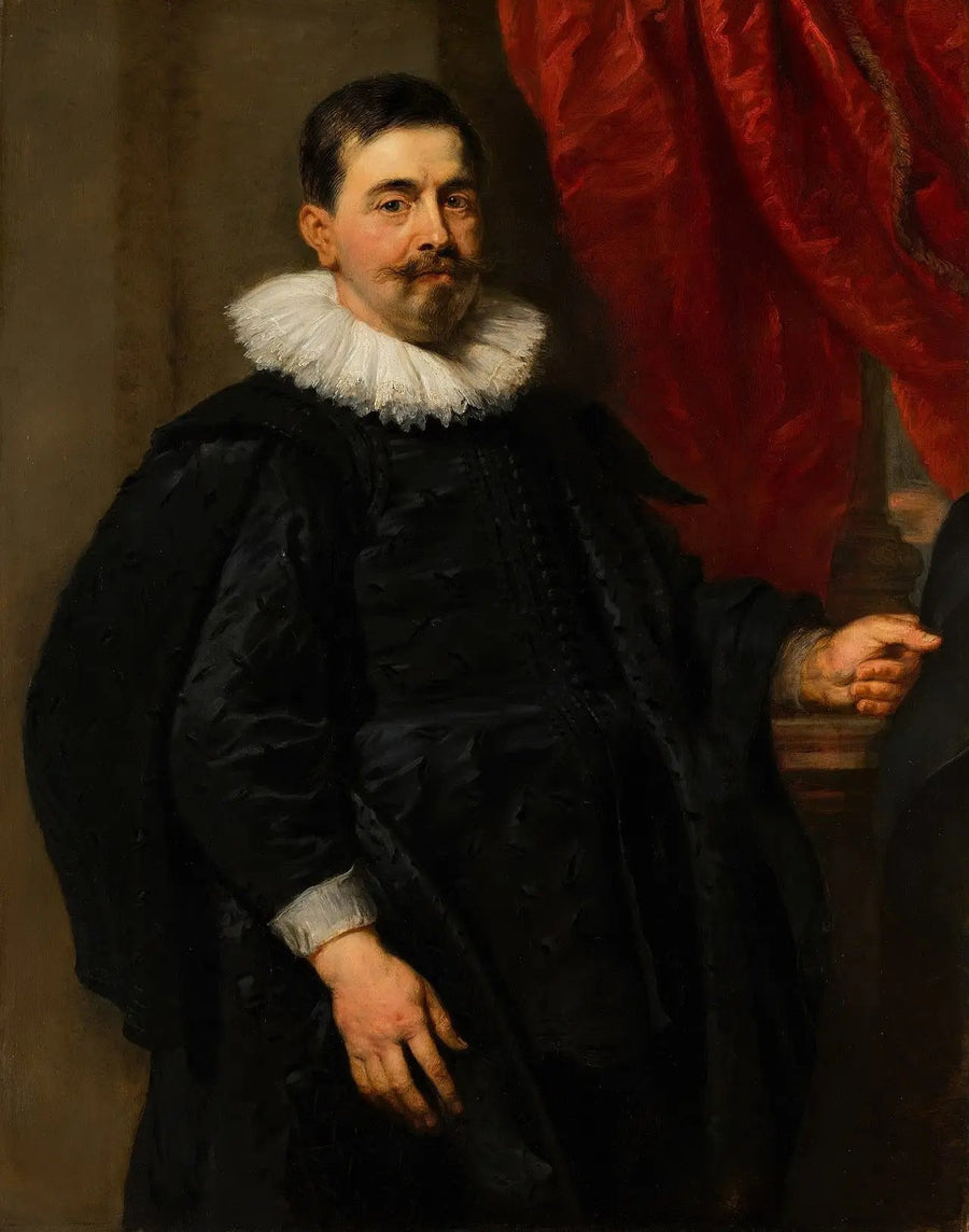 Portret van een man, misschien Peter van Hecke (1591-1645) - Peter Paul Rubens