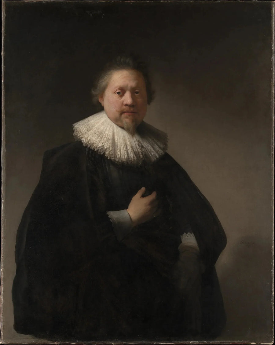 Portret van een man, waarschijnlijk een lid van de familie Van Beresteyn - Rembrandt