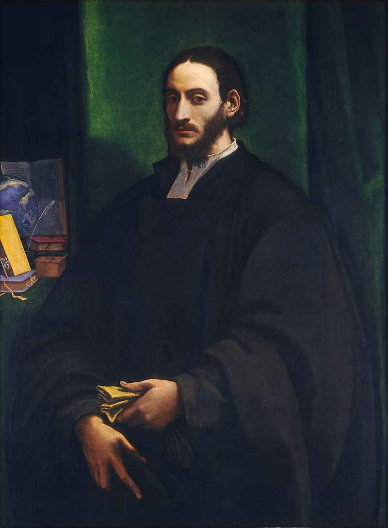 Portret van een humanist - Sebastiano del Piombo