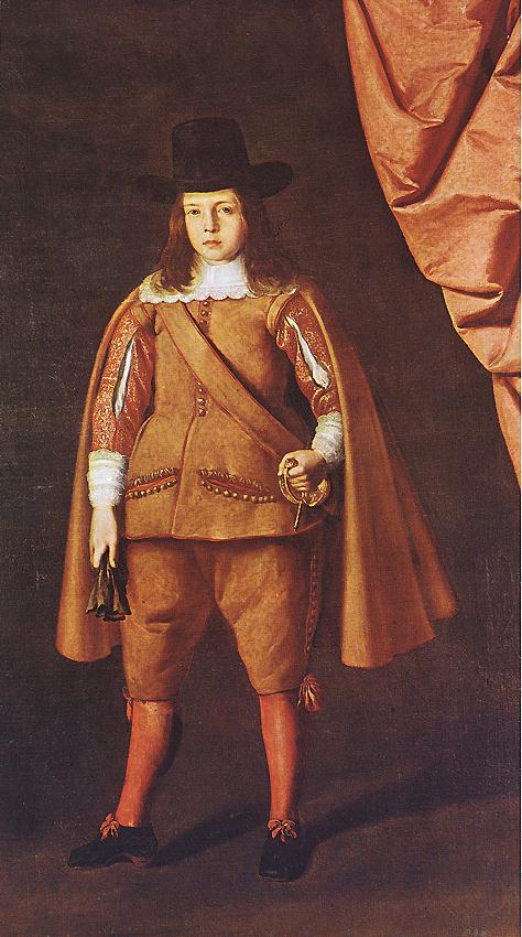 Portret van een jonge aristocraat (Juan Francisco de la Cerda Enríquez de Ribera, Marqués de Cogolludo) - Francisco de Zurbarán