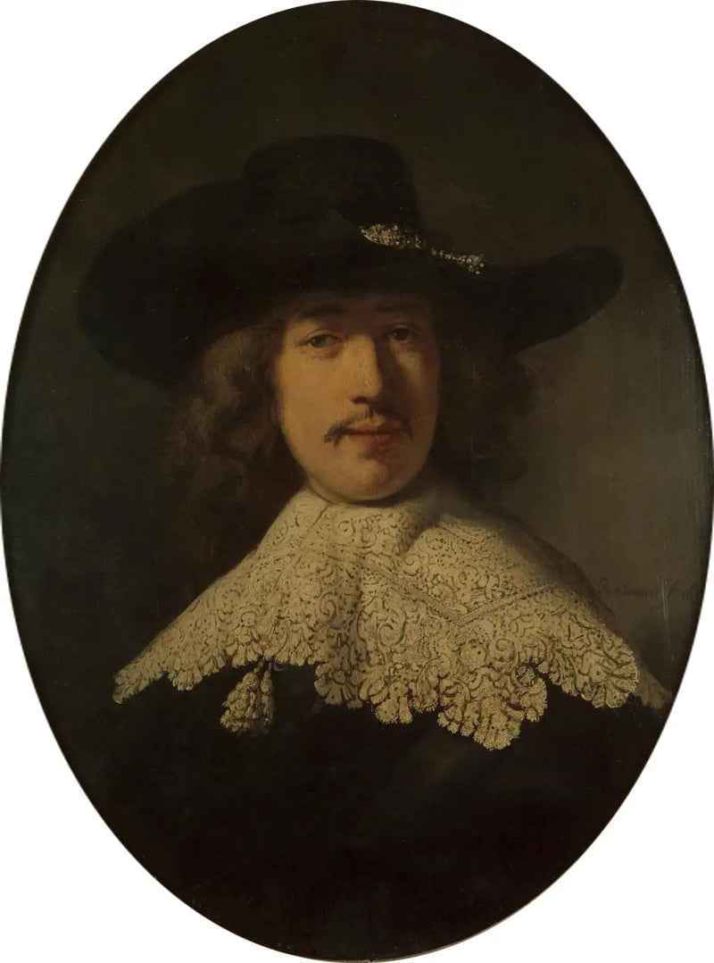 Portret van een jonge vrijgezel - Rembrandt