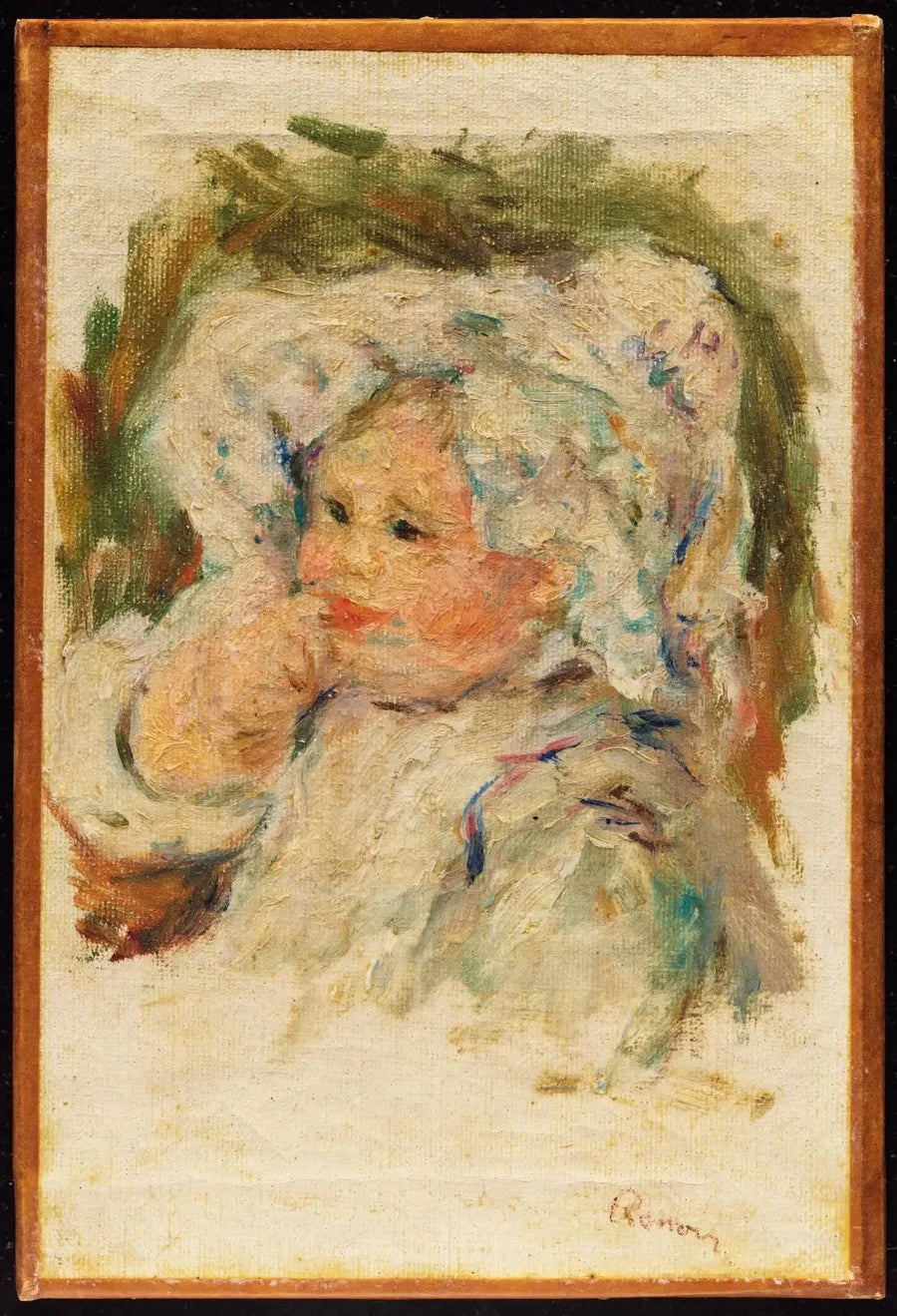 Portret van een jong kind - Pierre-Auguste Renoir