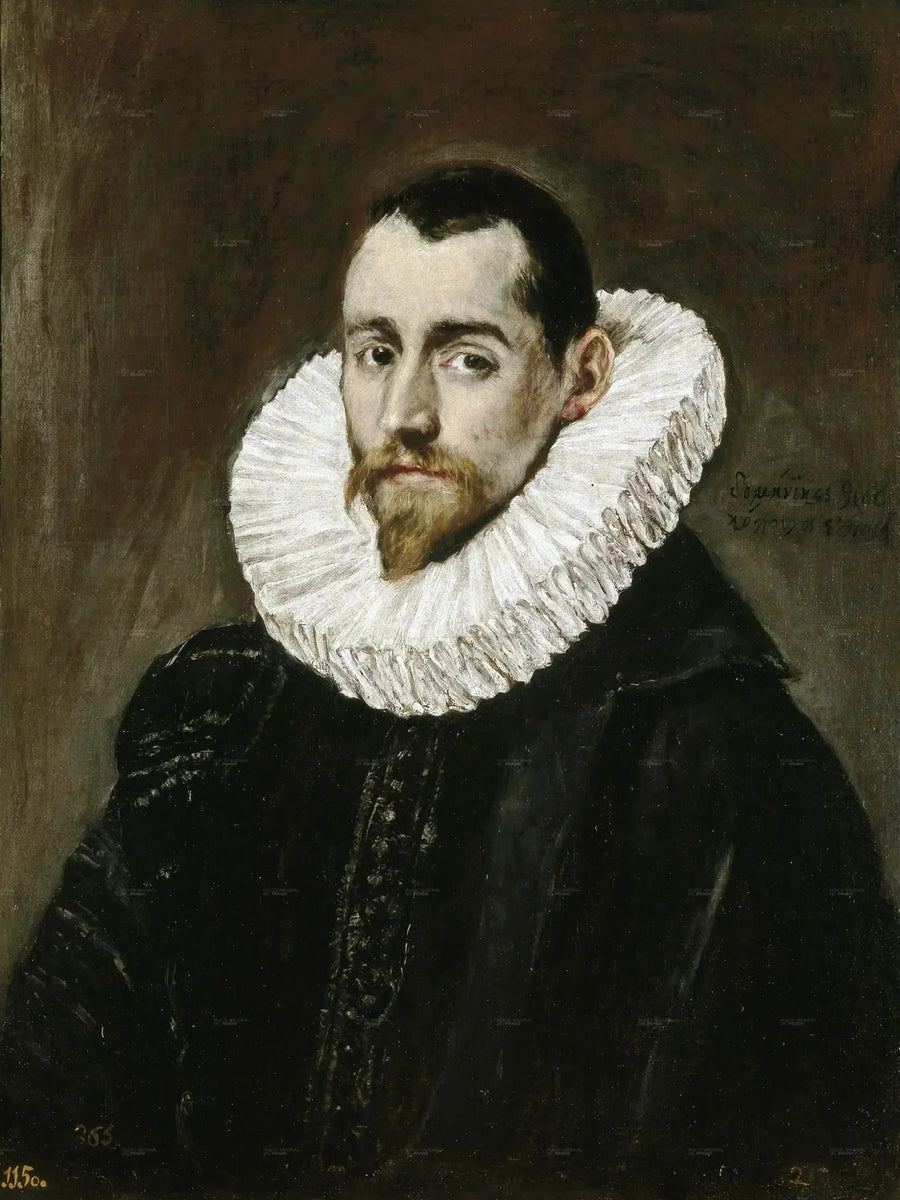 Portret van een jonge edelman - El Greco