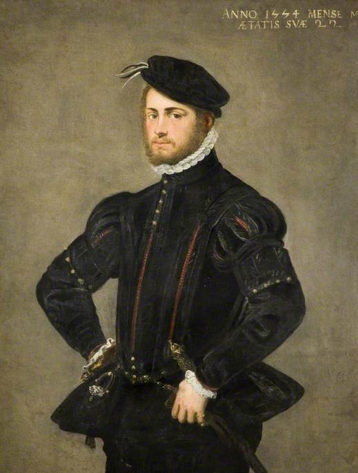 Portret van een jonge man - Jacopo Tintoretto
