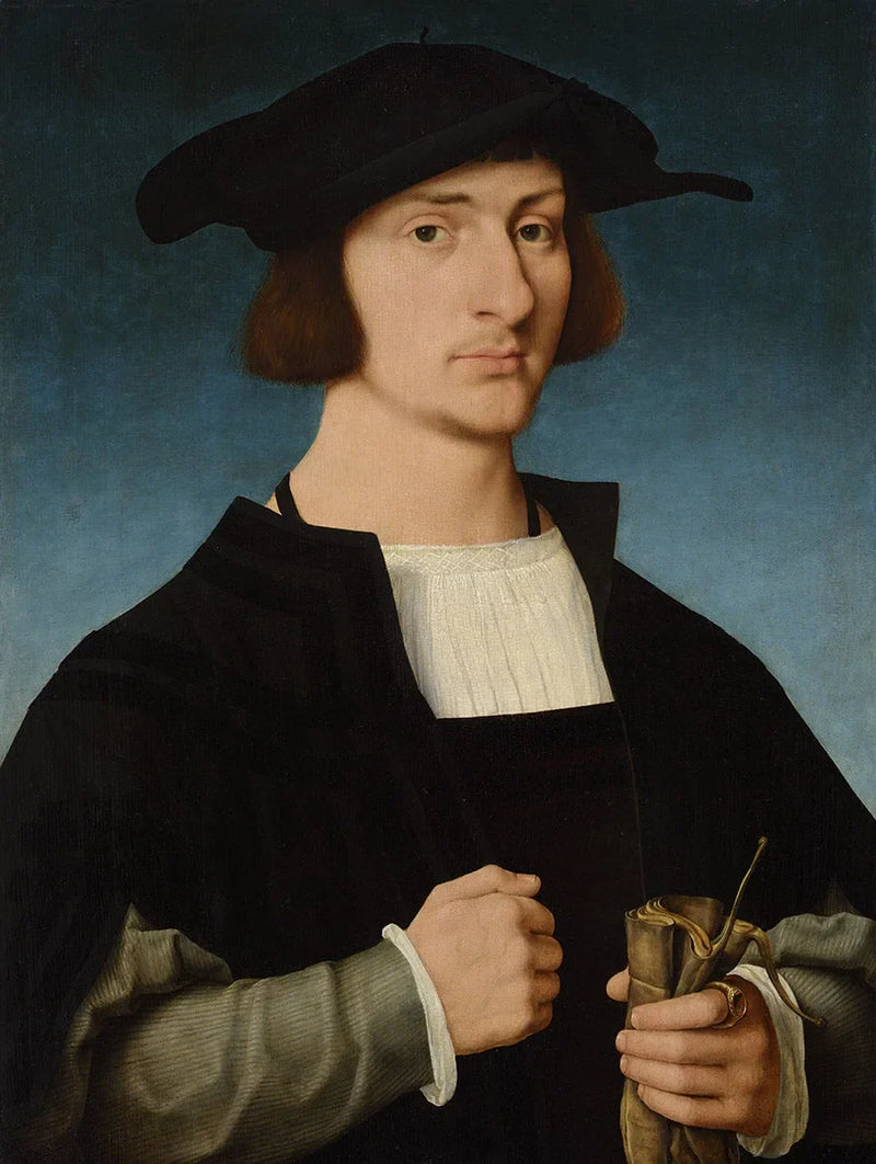 Portret van een jonge man - Joos van Cleve