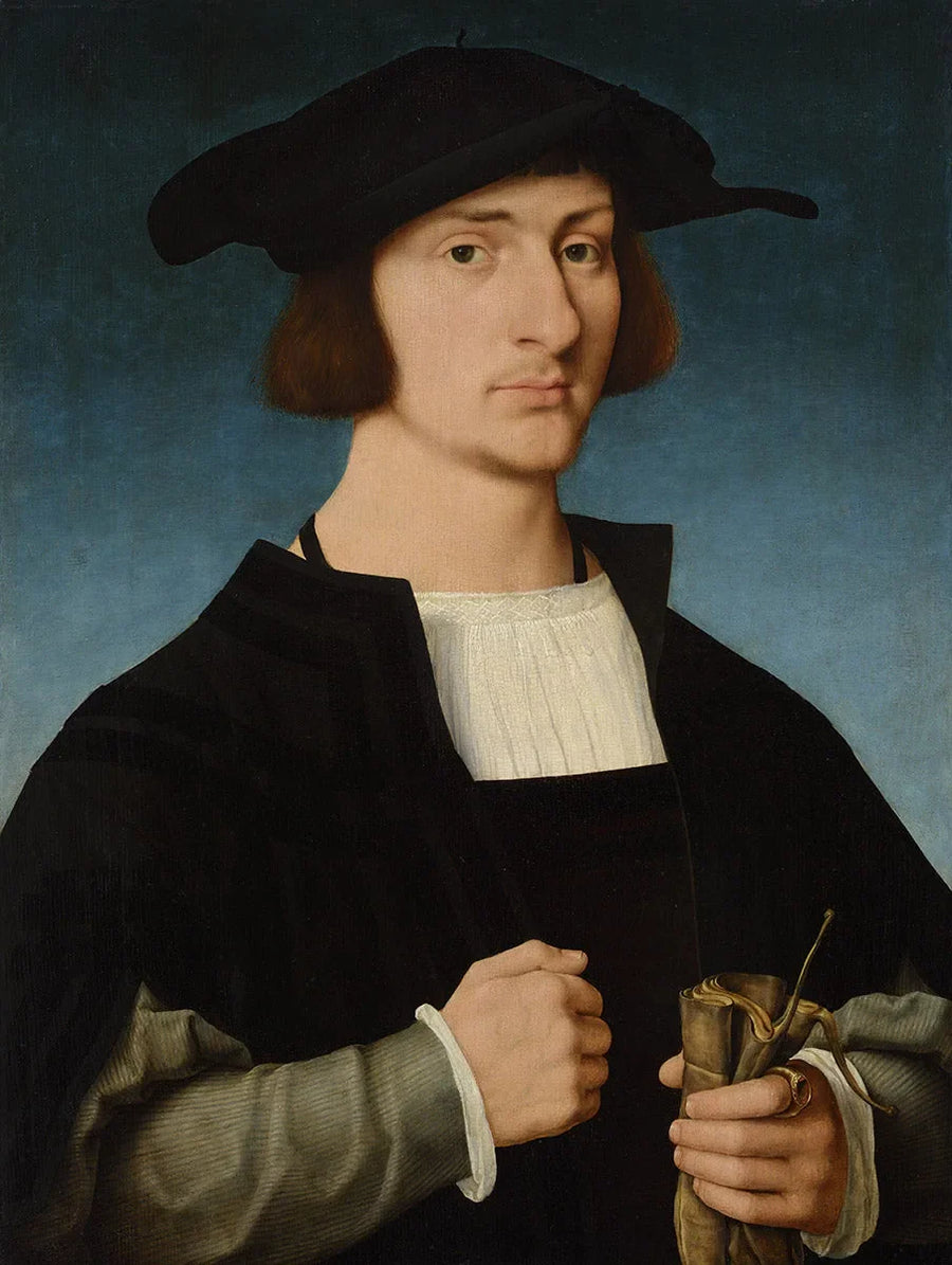 Portret van een jonge man - Joos van Cleve