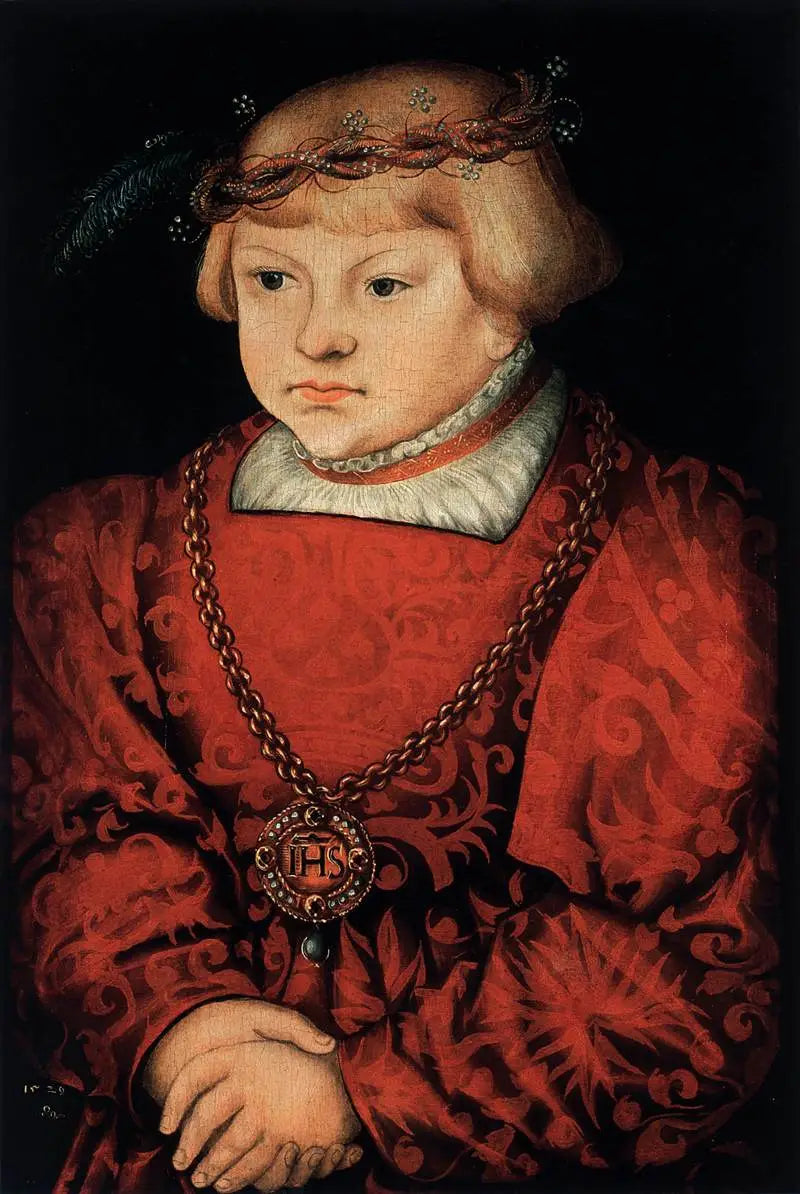 Portret van een jonge prins - Lucas Cranach de Oudere