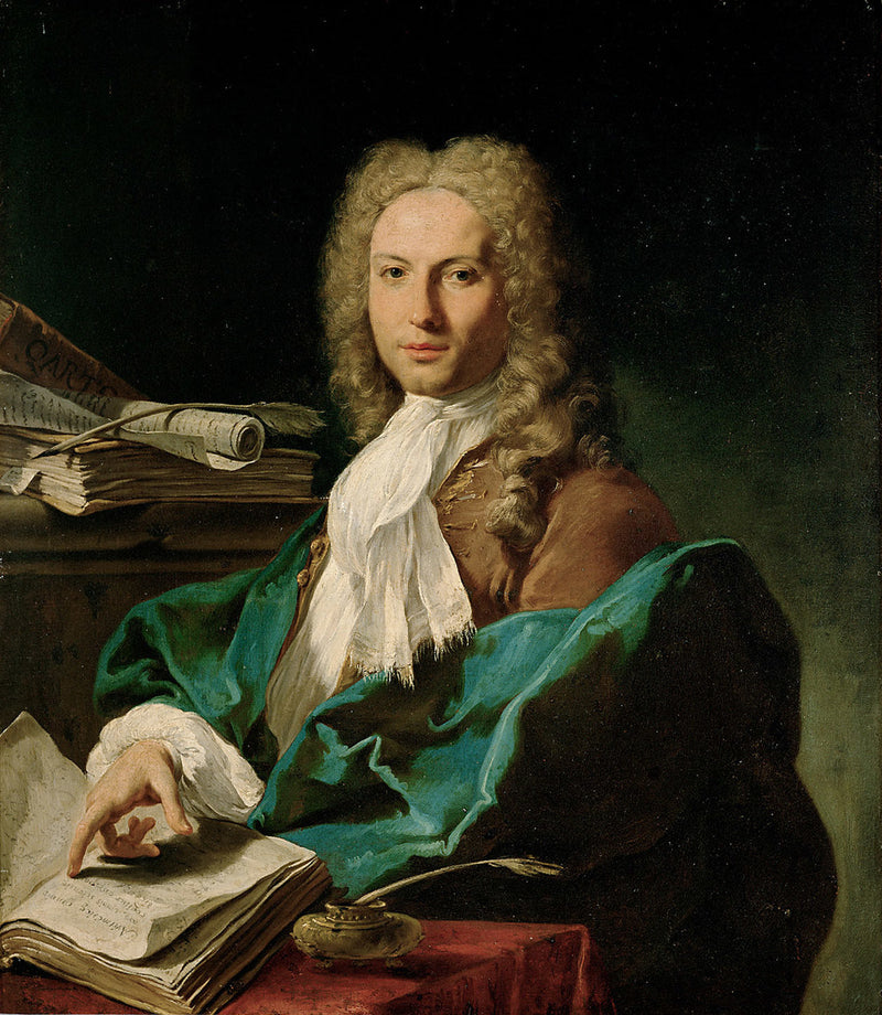 Portret van een wiskundige - Giovanni Battista Pittoni