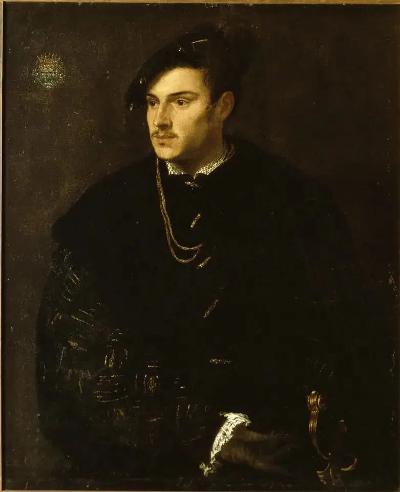 Portret van een lid van het Farnese-huis - Titian