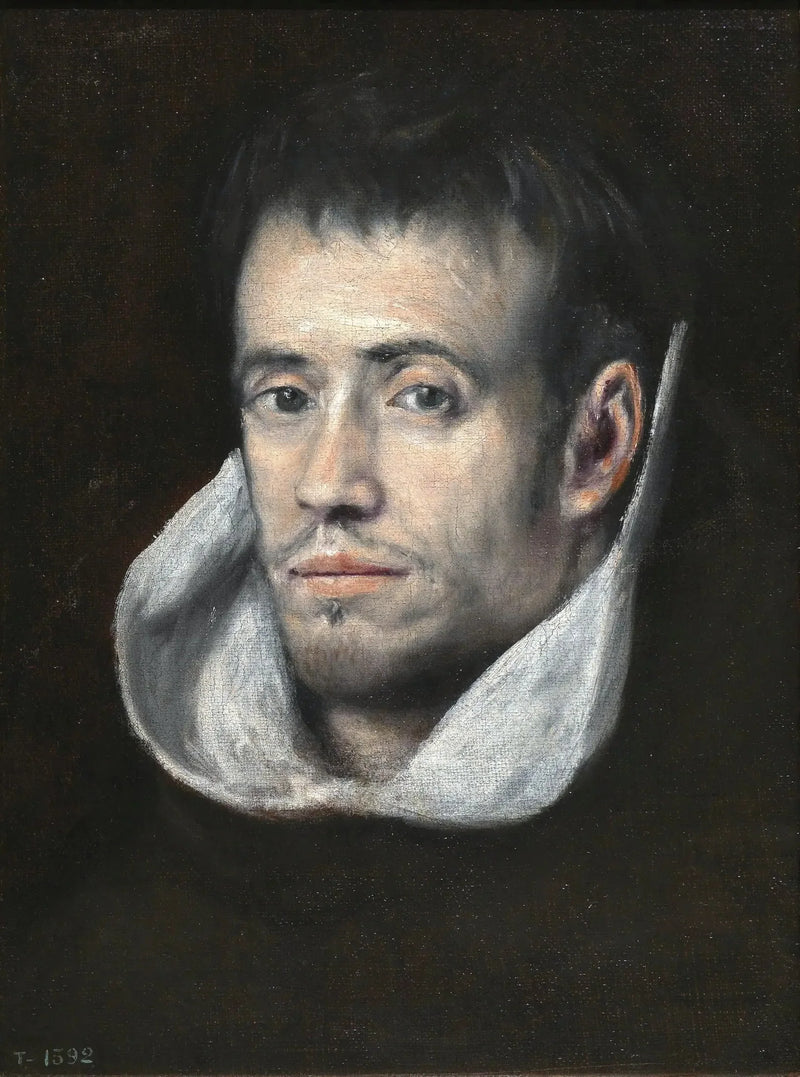 Portret van een monnik - El Greco