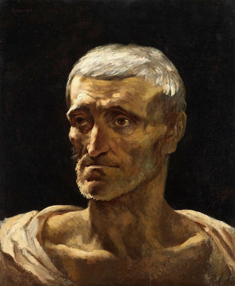Portret van een schipbreukeling - Théodore Géricault
