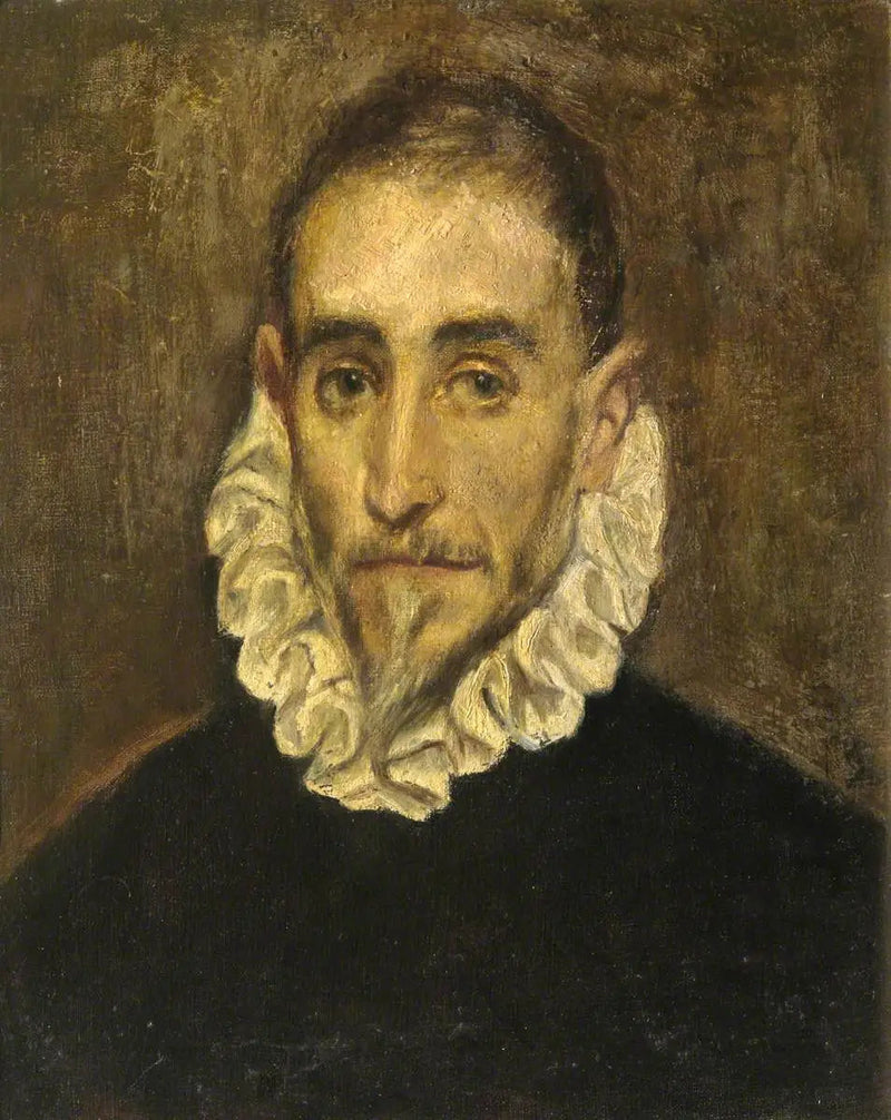 Portret van een oudere edelman - El Greco
