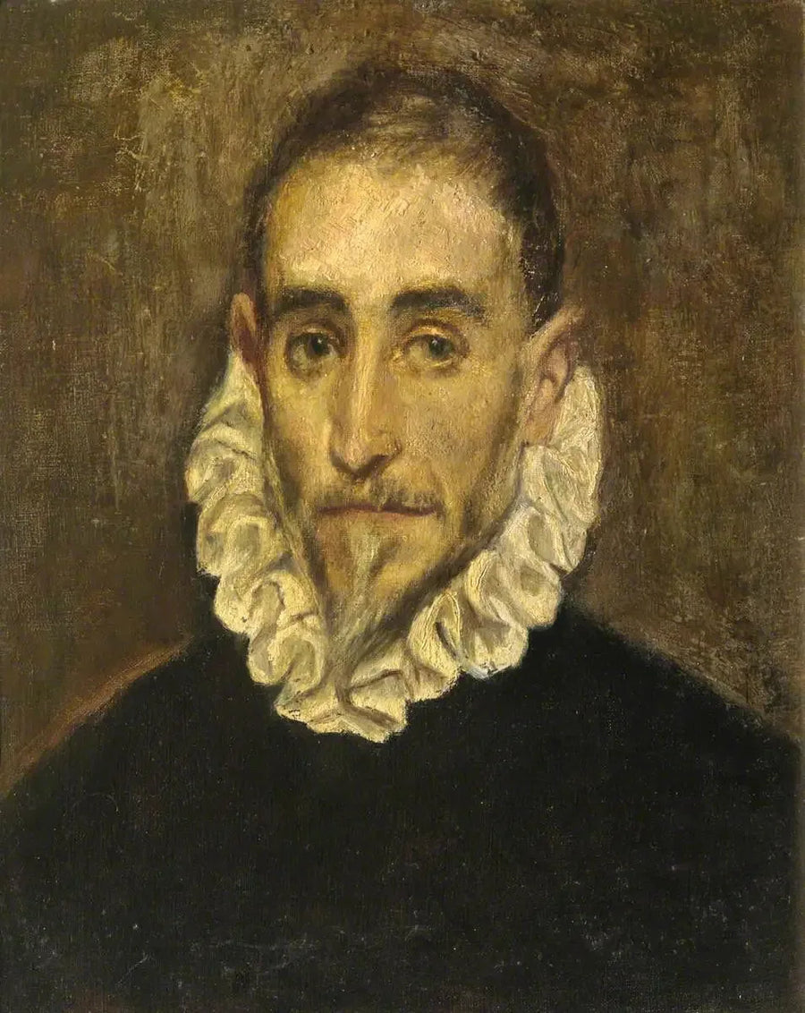 Portret van een oudere edelman - El Greco