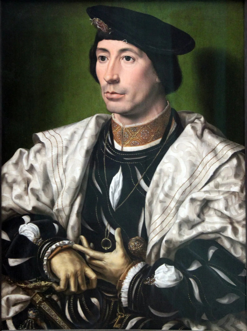 Portret van een edelman - Jan Gossaert