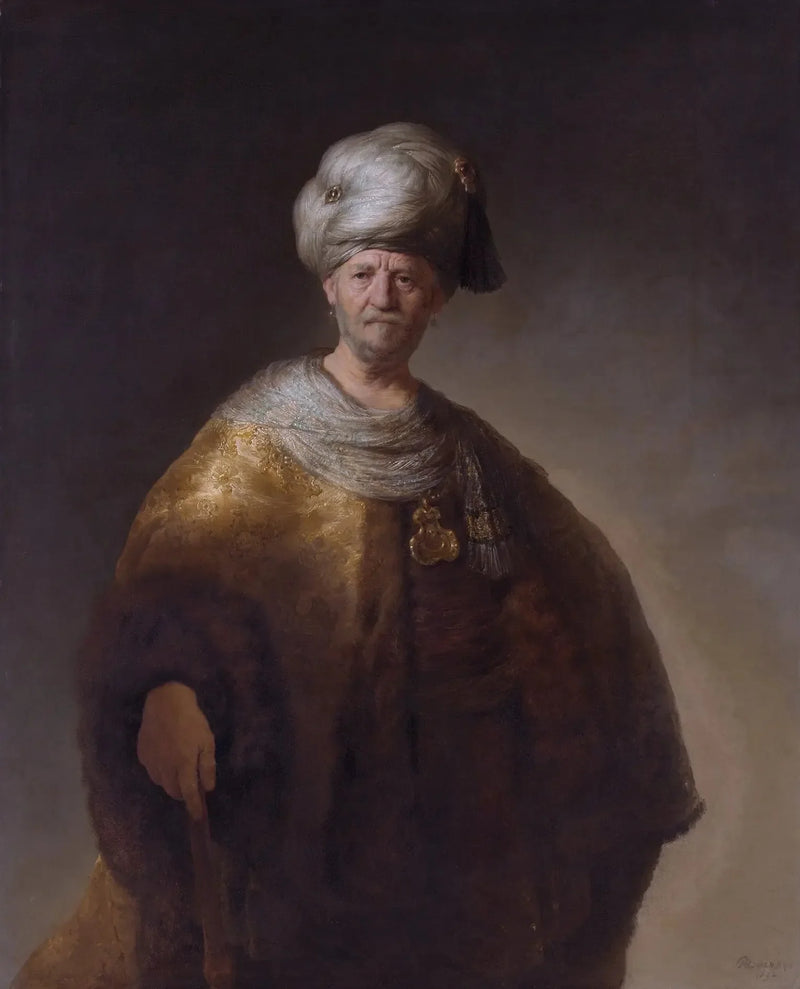Portret van een oosterse edelman - Rembrandt