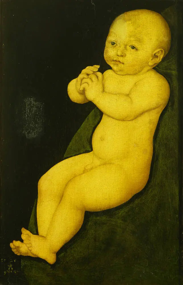 Portret van een zuigeling - Lucas Cranach de Oudere
