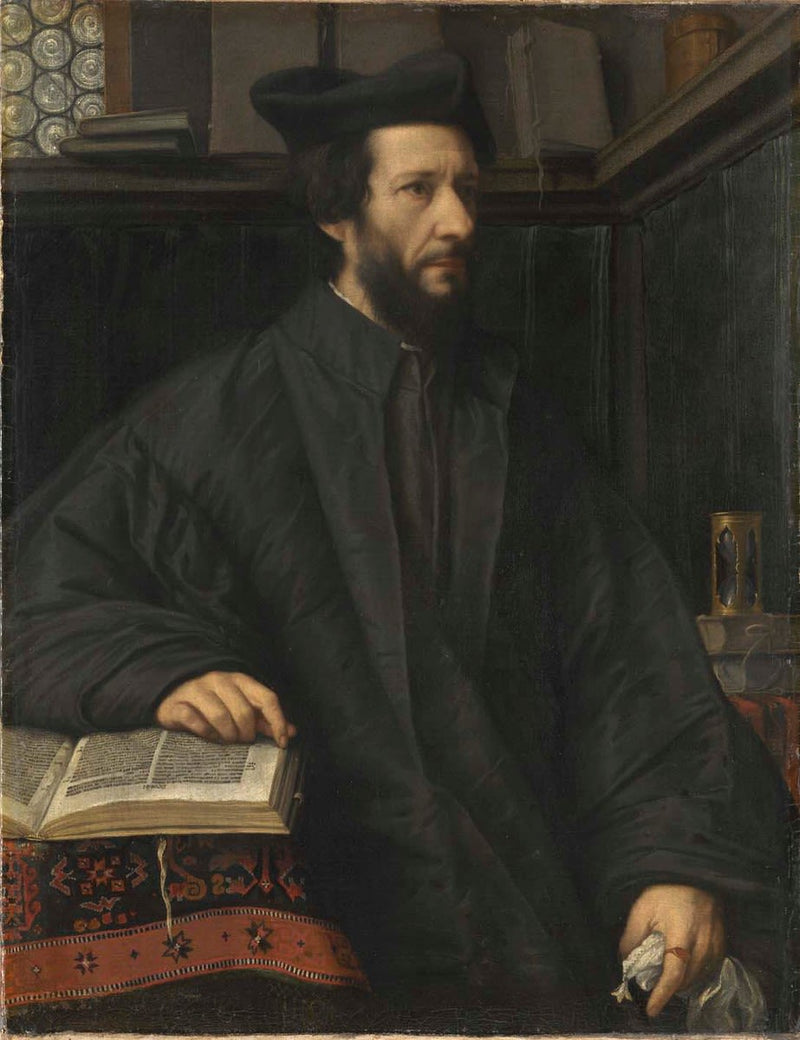 Portret van een geestelijke - Alessandro Bonvicino
