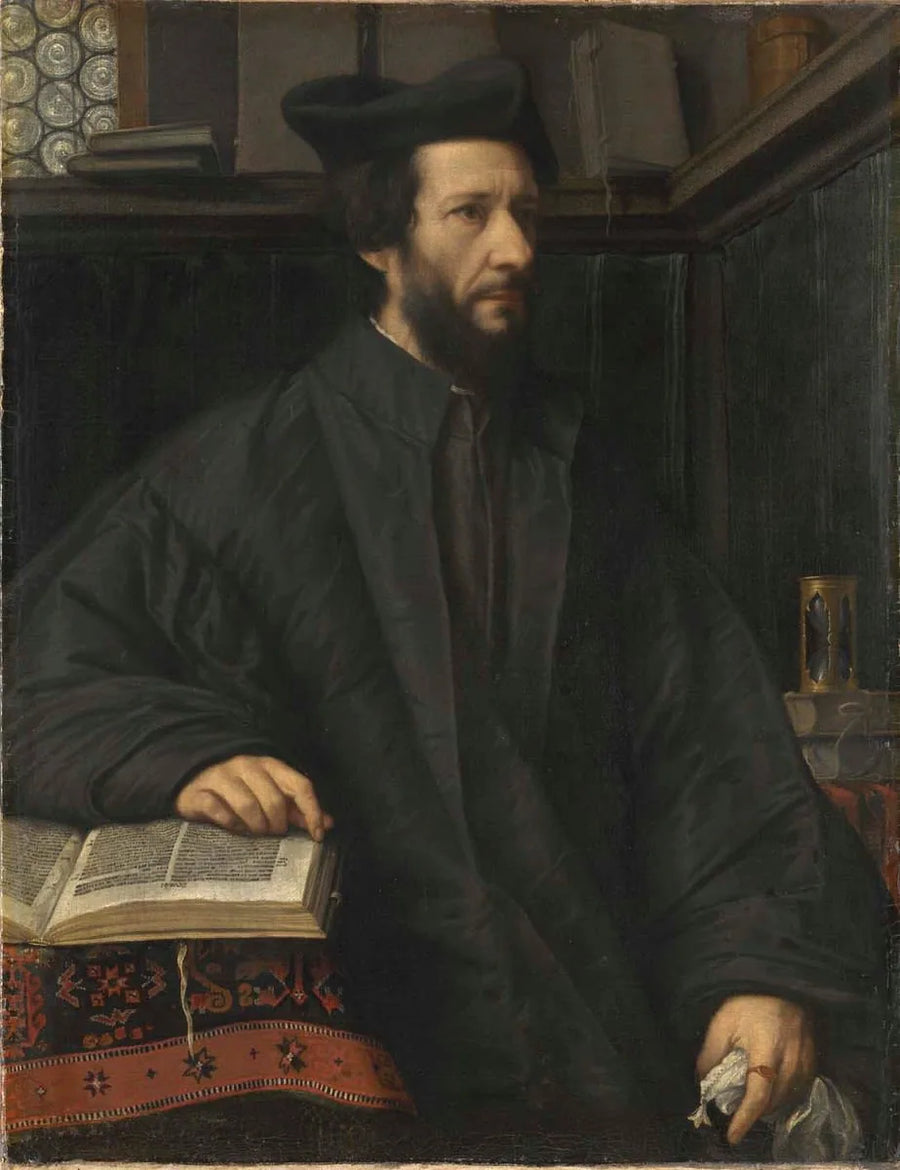 Portret van een geestelijke - Alessandro Bonvicino