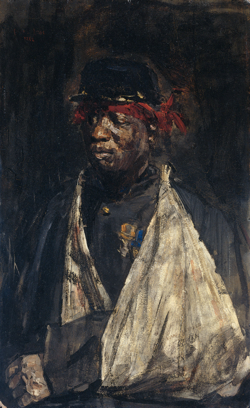 Portrait d’un soldat blessé du KNIL - Isaac Israëls - Alpha Reproduction