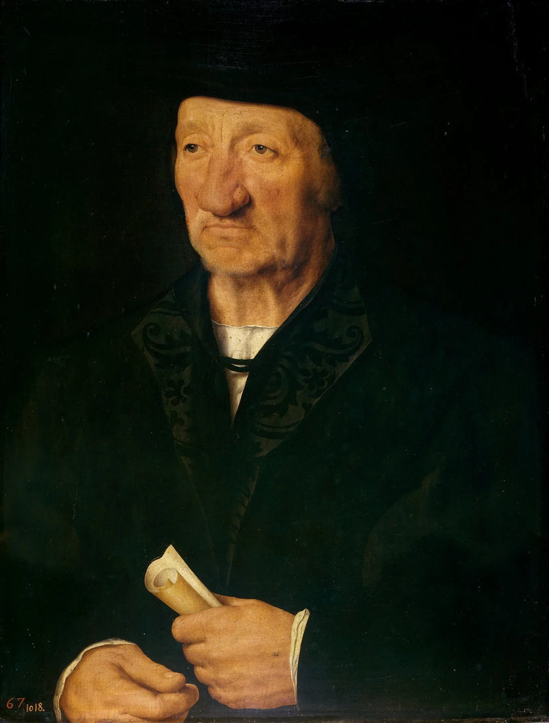 Portret van een oude man - Joos van Cleve
