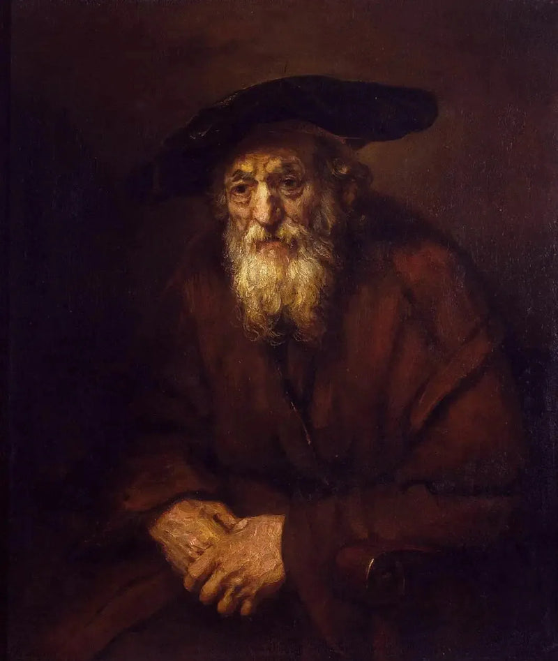 Portret van een oude man - Rembrandt