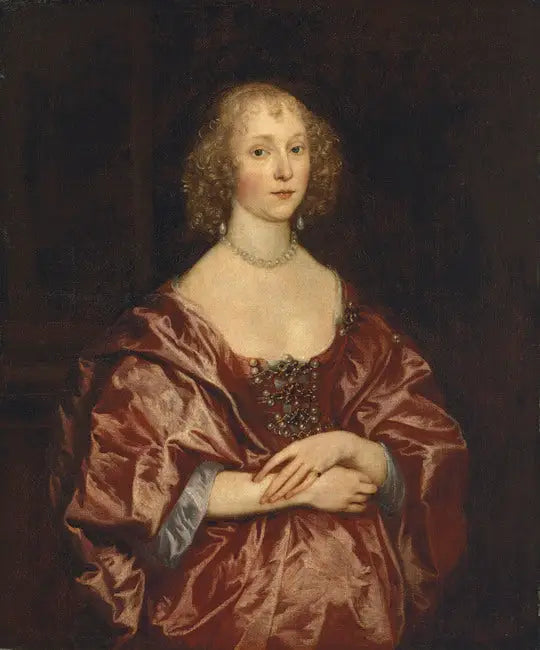 Portret van een dame, half-figuur, in een rode jurk geborduurd met parels en diamanten - Antoine van Dyck

Source:
Portrait d'une dame, à mi-corps, en robe rouge brodée de perles et de diamants - Antoine van Dyck
