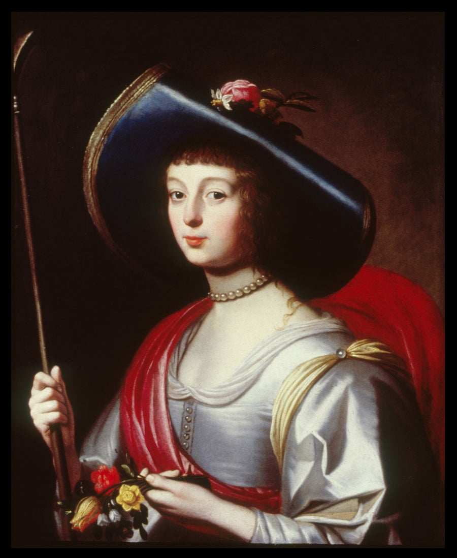 Portret van een dame aan het hof als herderin - Gerrit van Honthorst