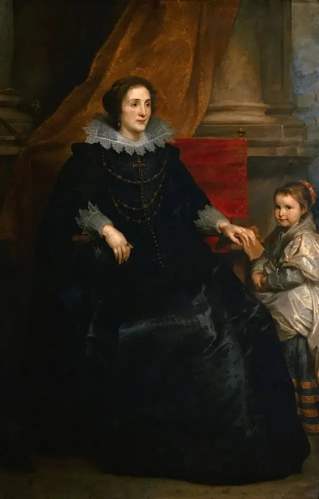 Portret van een elegante dame en haar dochter - Antoine van Dyck

Source:
Portrait d'une dame de qualité et sa fille - Antoine van Dyck