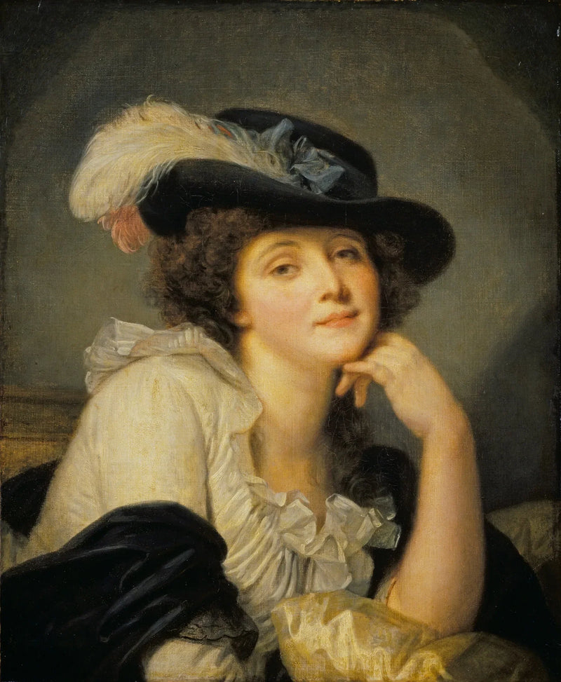 Portret van een dame, eerder ten onrechte Portret van Sophie Arnould genoemd - Jean-Baptiste Greuze
