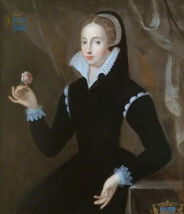 Portret van een dame in een zwarte jurk met Marie Stuart kapsel - François Clouet

Source:
Portrait d'une dame en robe noire avec coiffure Marie Stuart - François Clouet